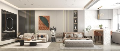 现代单身公寓3D模型下载